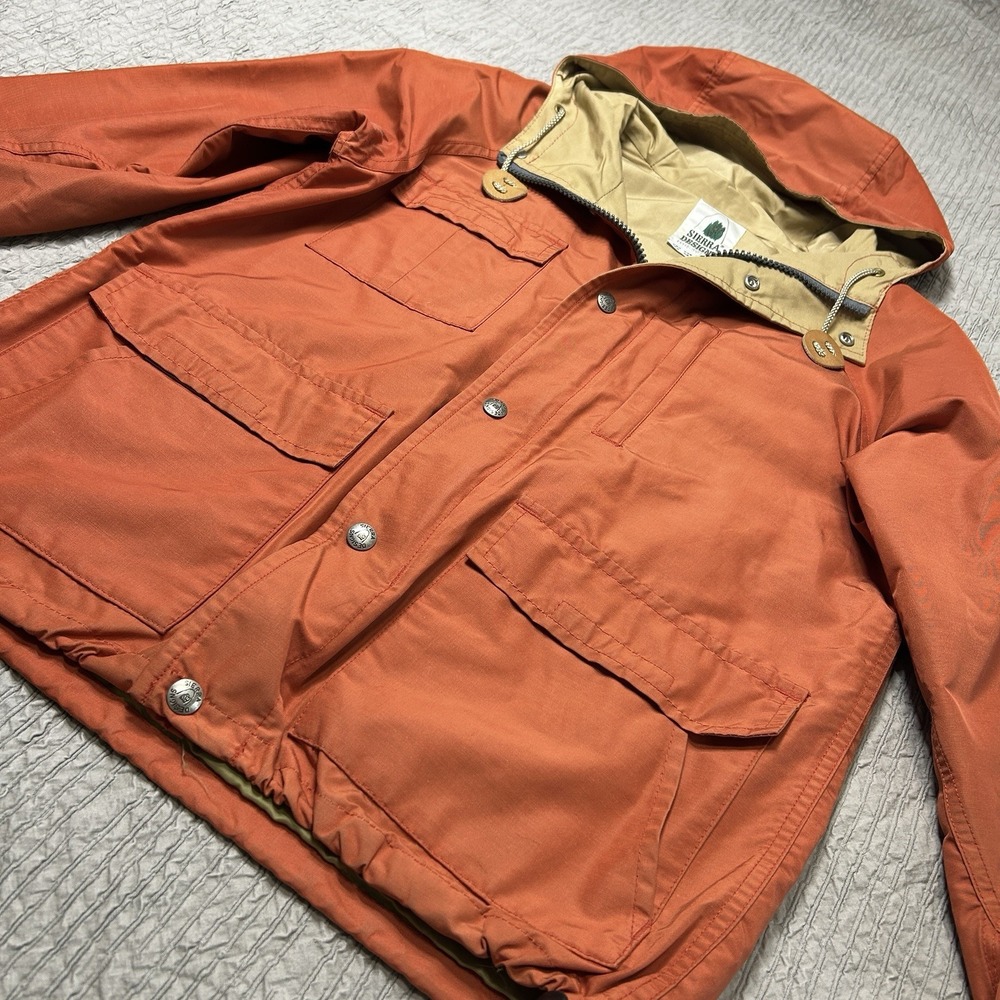 Sierra Designs Rare Vintage 1970s 60/40 USA Made Parka Jacket XXS Rust Orange
